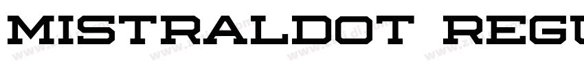MistralDOT Regular字体转换 MistralDOT Regular字体转换